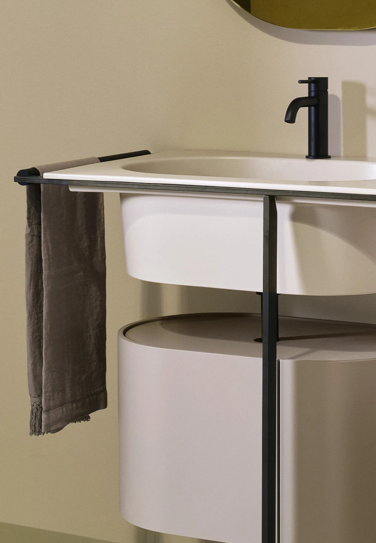 Kyros Sink with Vanity Unit, Ceramica Cielo, view 3
