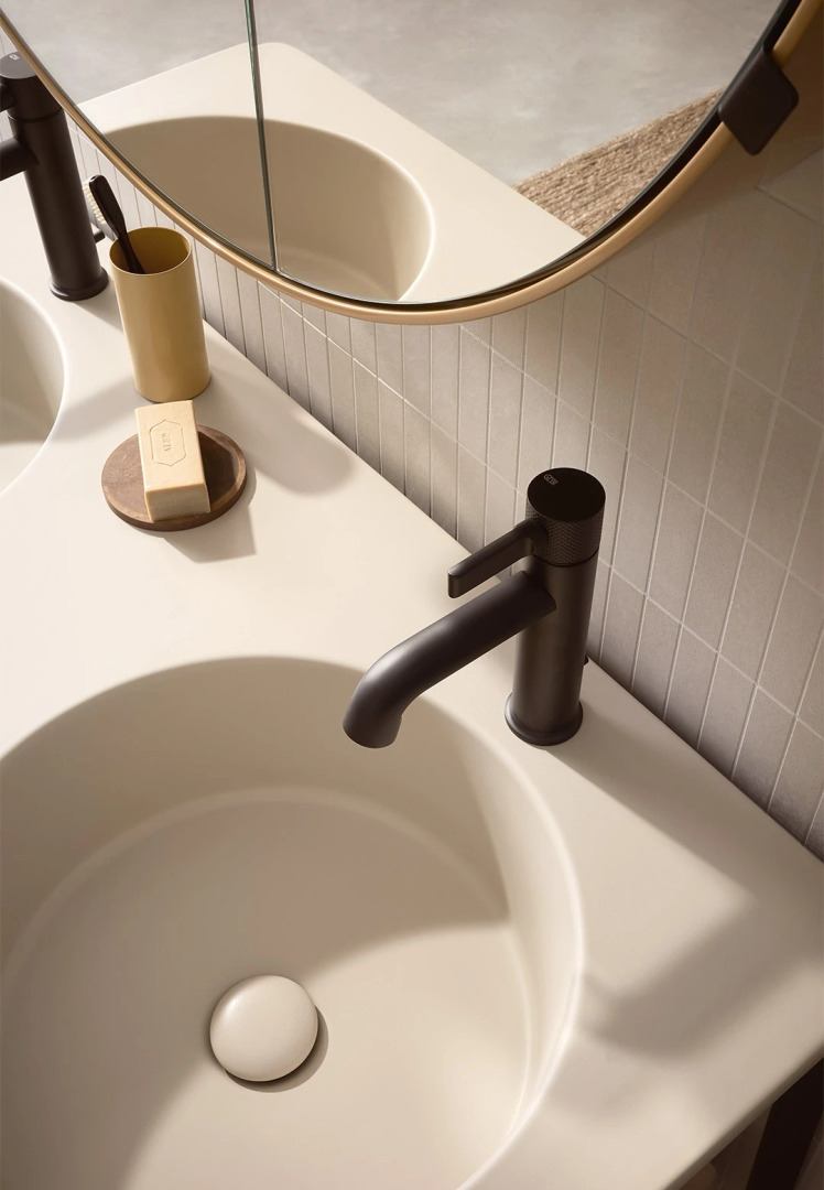 Catino Doppio with Drawer by Ceramica Cielo, view 3