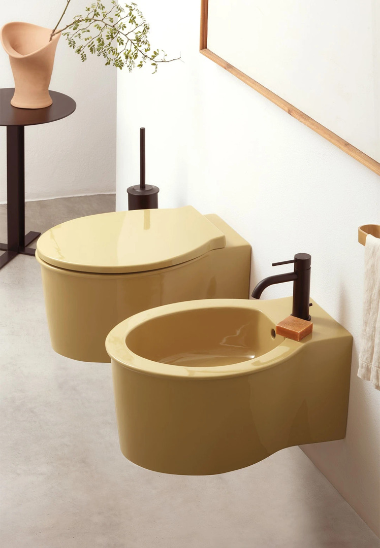 Catino Wall-Hung Rimless Toilet | Ceramica Cielo, view 2
