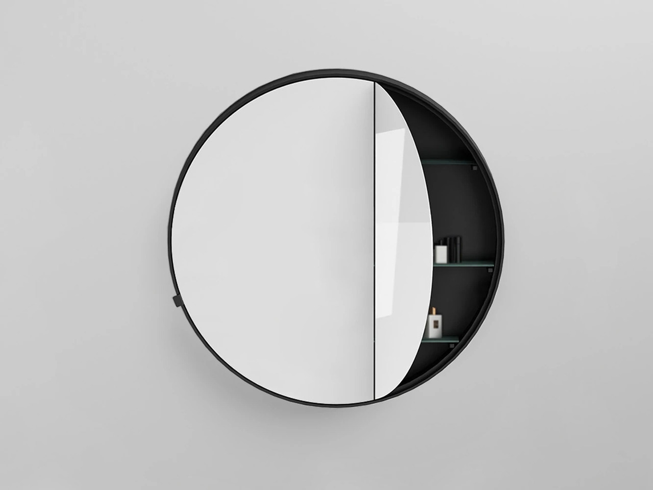Round Box Mirror by Ceramica Cielo