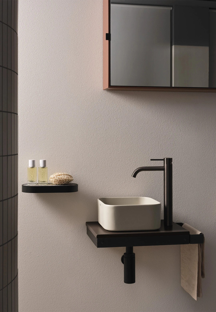 Square Minimo Ceramica Cielo Sink, view 2