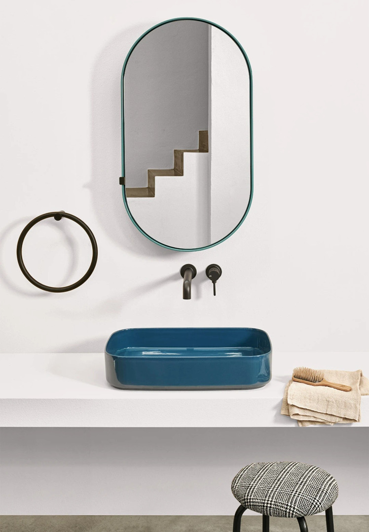 Shui Comfort 60 x 40 Rectangular Washbasin, Ceramica Cielo, view 2