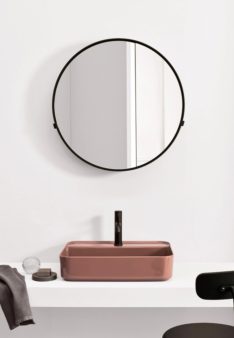 Shui Comfort Rectangular One-Hole Washbasin | Ceramica Cielo, view 2