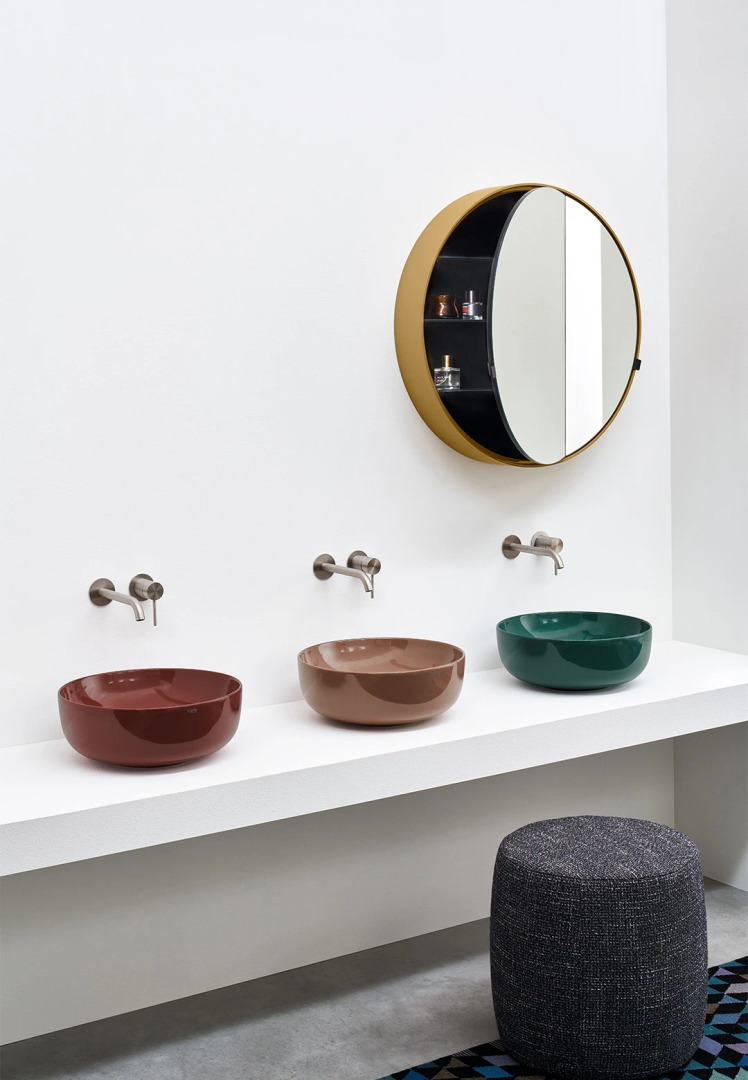 ERA Small Ø40 Countertop Basin, Ceramica Cielo, view 2