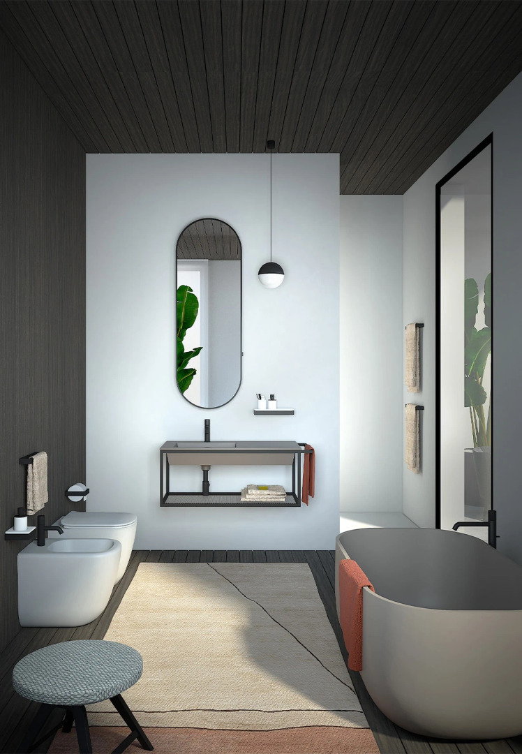 Ceramica Cielo 100 Wall-Mounted Washbasin, view 2