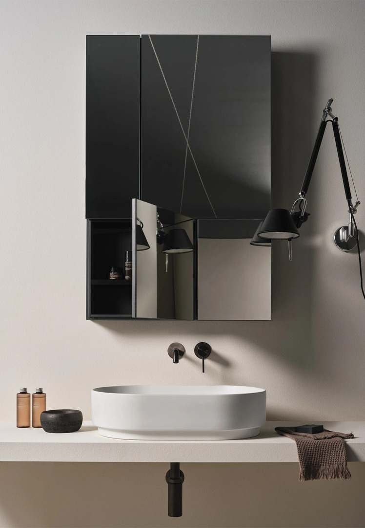 Mare 60 Oval Washbasin, Ceramica Cielo, view 2