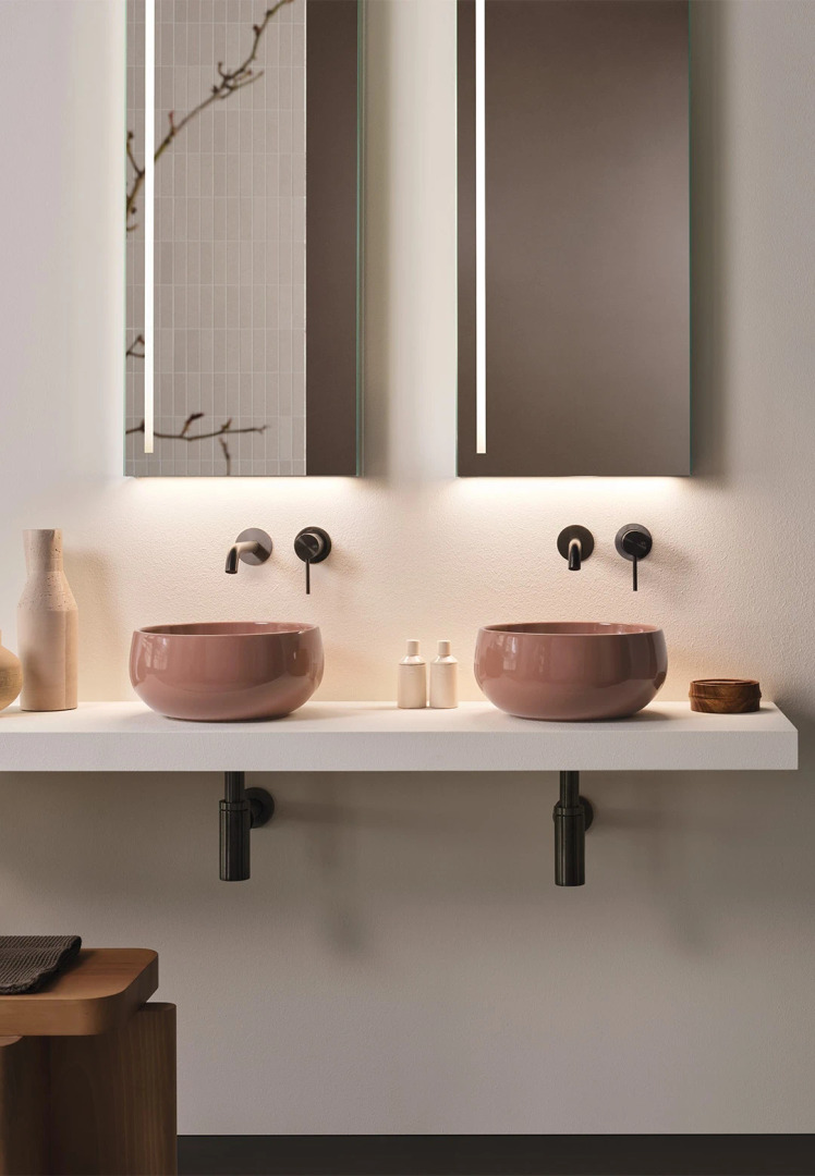 Tino Mini Ceramica Cielo Countertop Basin, view 2