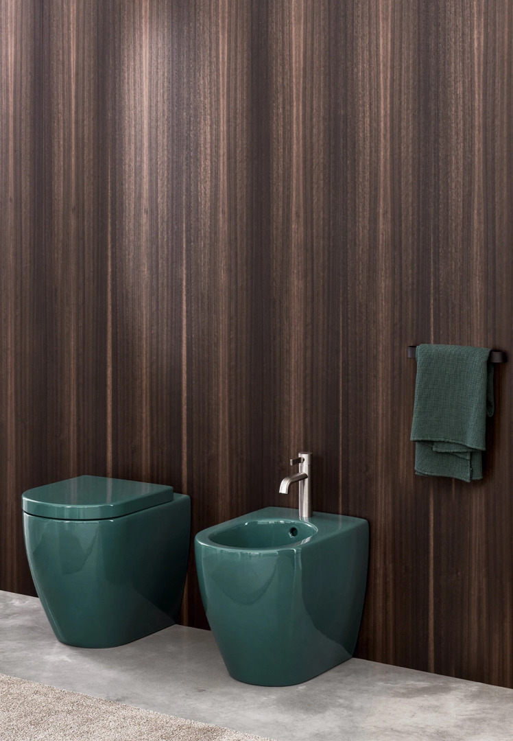 Rimless Back-to-Wall Toilet, Ceramica Cielo, 53.5 × 34.5 × 42 cm, view 3