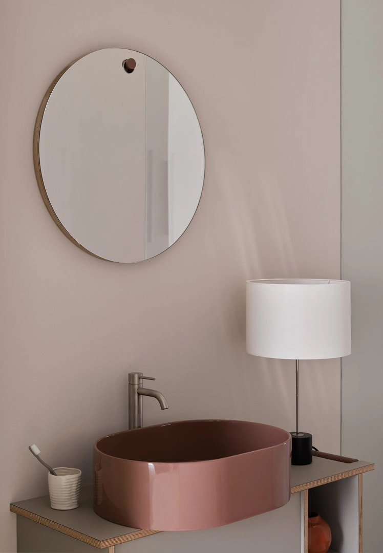 Theo 60 Mirror by Ceramica Cielo, view 2