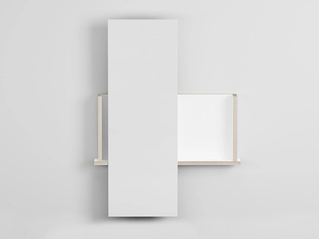 Theo Ceramica Cielo Rectangular Mirror