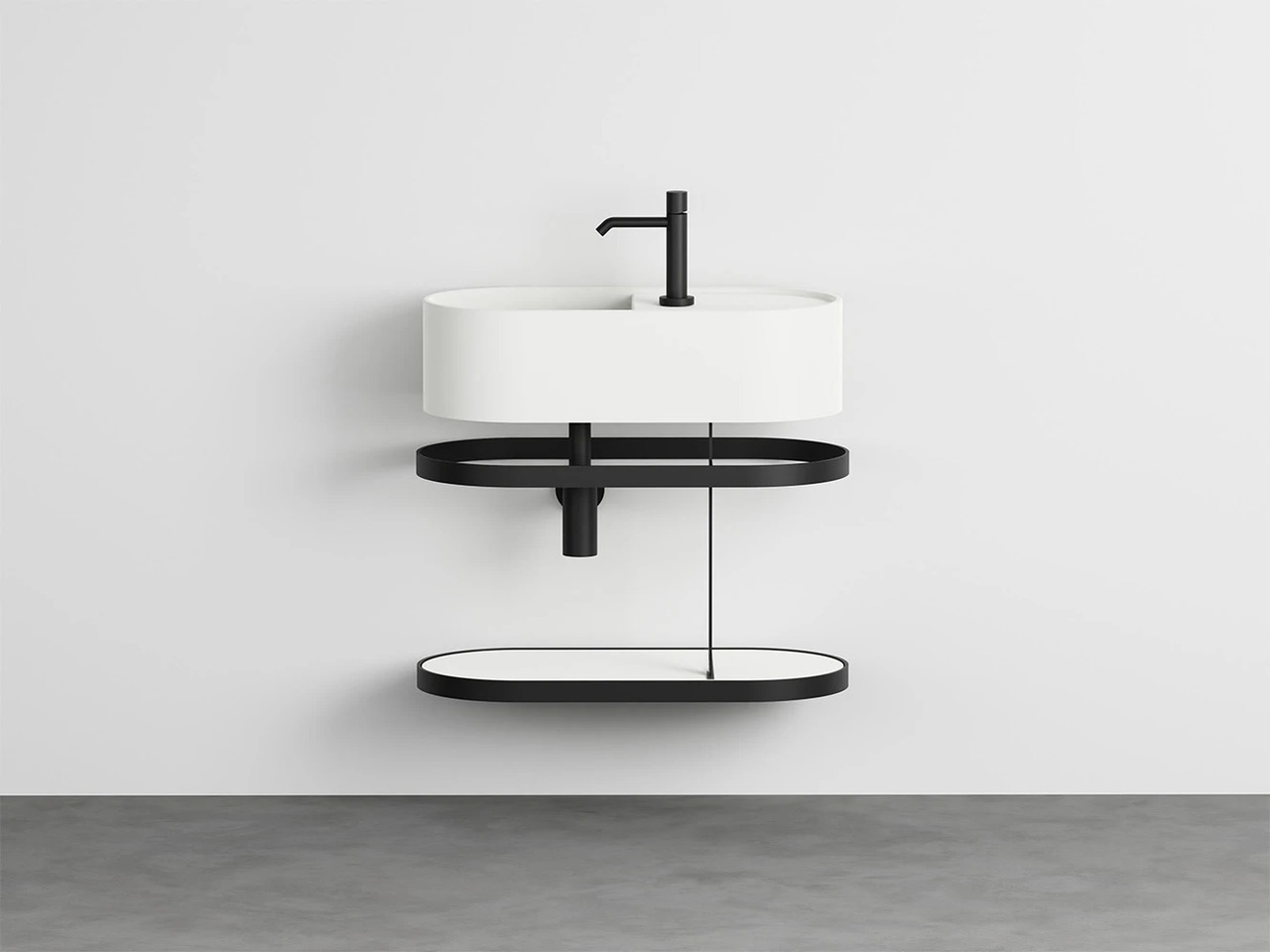 Les Petites Ovale 60 with Frame. Ceramica Cielo