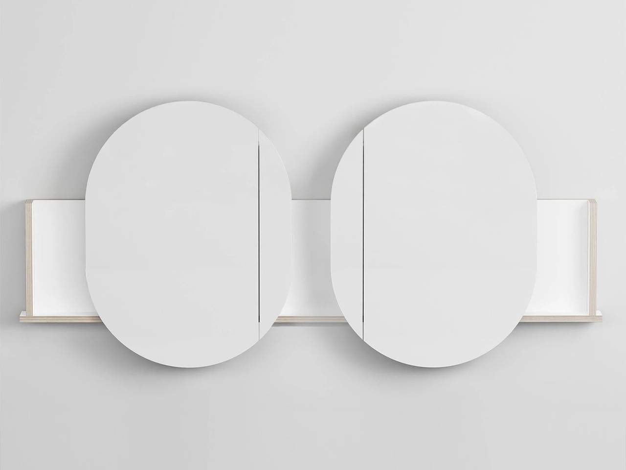 Theo Doppio Mirror. Ceramica Cielo