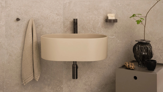 Otis Oval Washbasin with Single Tap Hole | Ceramica Cielo