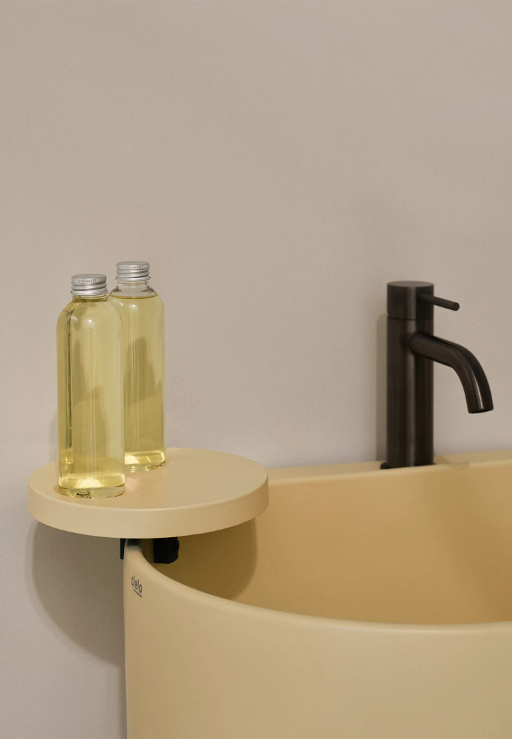 Round Ceramica Cielo Shelf, view 2