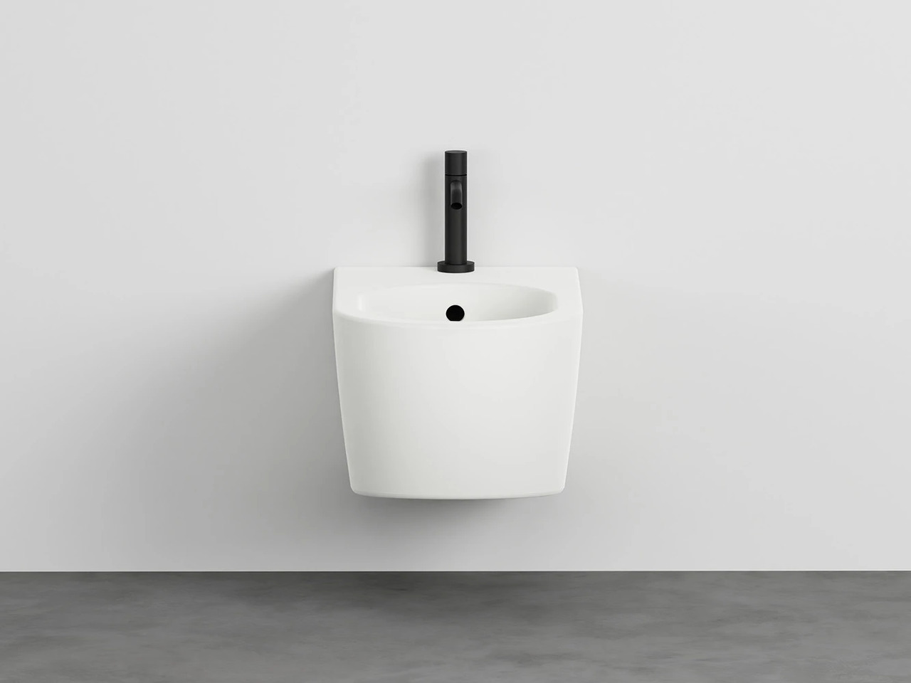 Pro Wall-Hung Bidet with One Tap Hole, Ceramica Cielo (SMBSP)