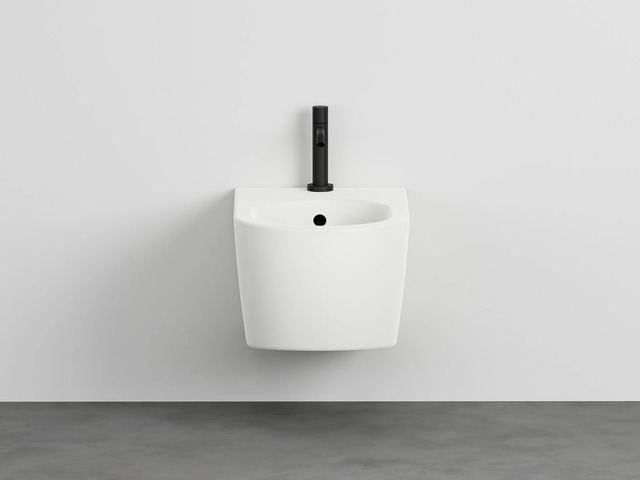Pro Wall-Hung Bidet with One Tap Hole, Ceramica Cielo (SMBSP)