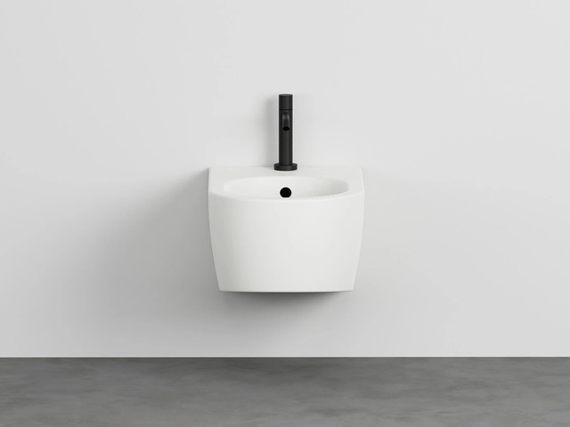 MINI Pro Wall-Hung Bidet with One Tap Hole, Ceramica Cielo