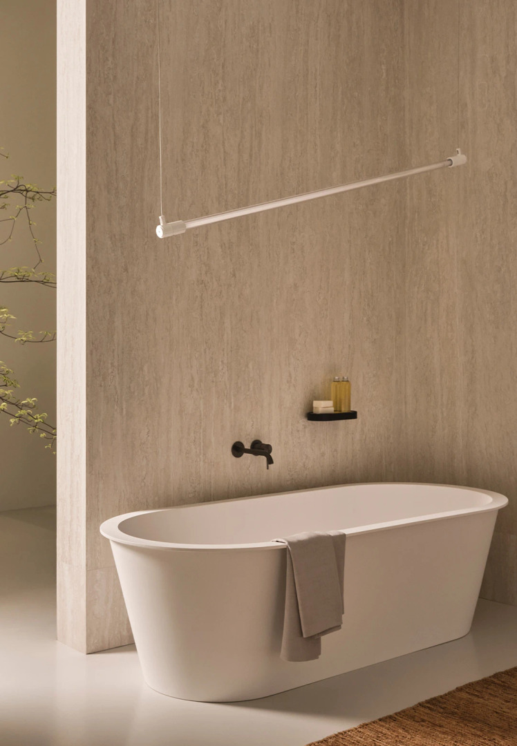 Ottavia Solid Surface Bathtub by Ceramica Cielo, view 3