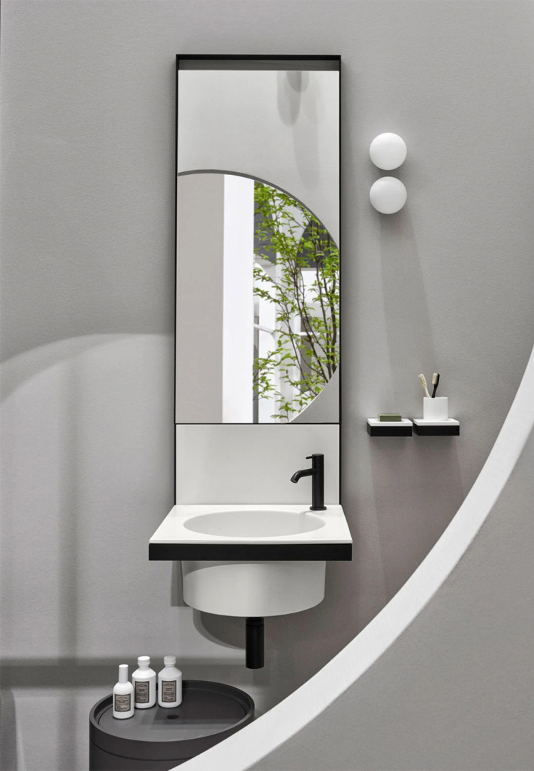 Elle Tonda Ceramica Cielo Mirror, view 2