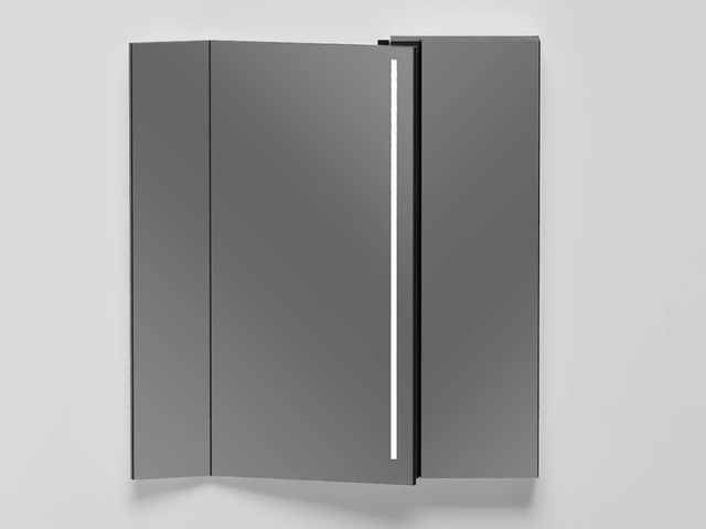 Pan Mirror with Side Cabinet by Ceramica Cielo