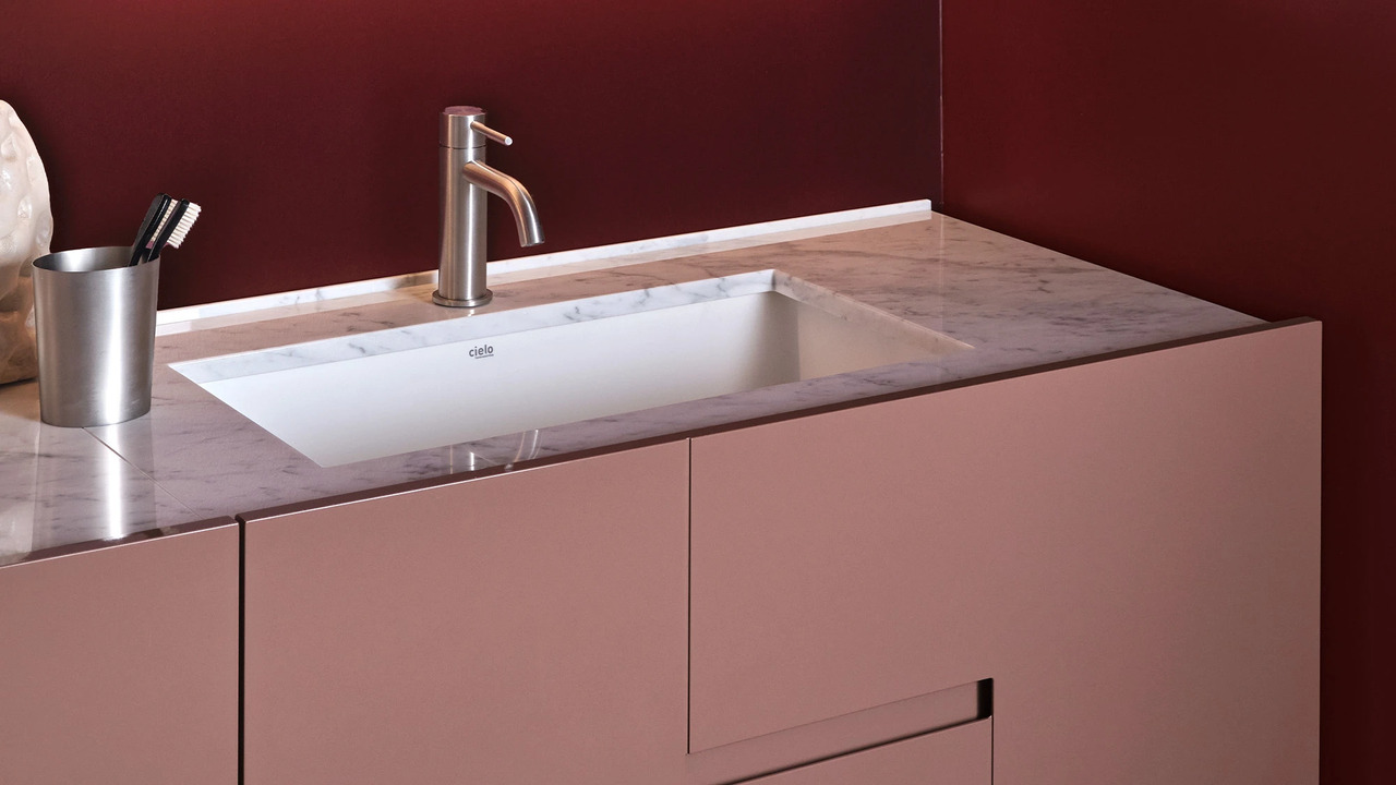 Ceramica Cielo Rectangular Undermount Sink (FILASPR58), view 3