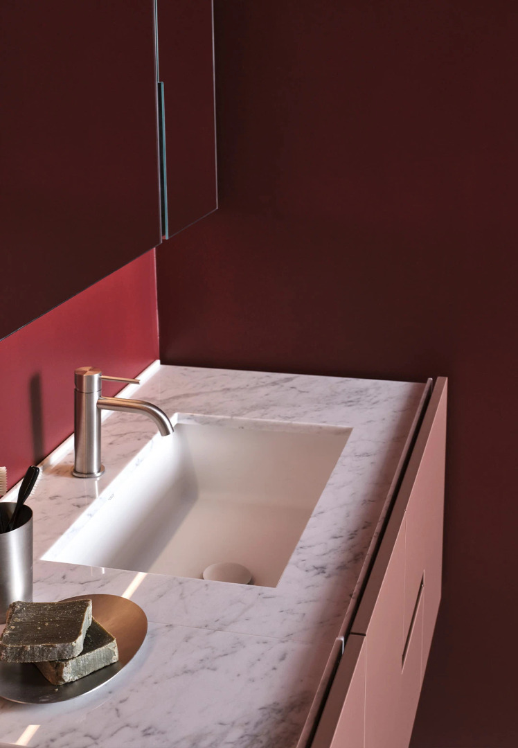 Ceramica Cielo Rectangular Undermount Sink (FILASPR58), view 4