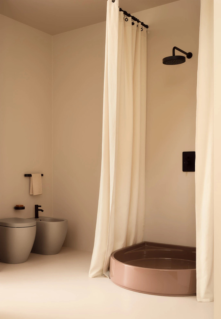 Augusto Shower Tray. Ceramica Cielo, view 3