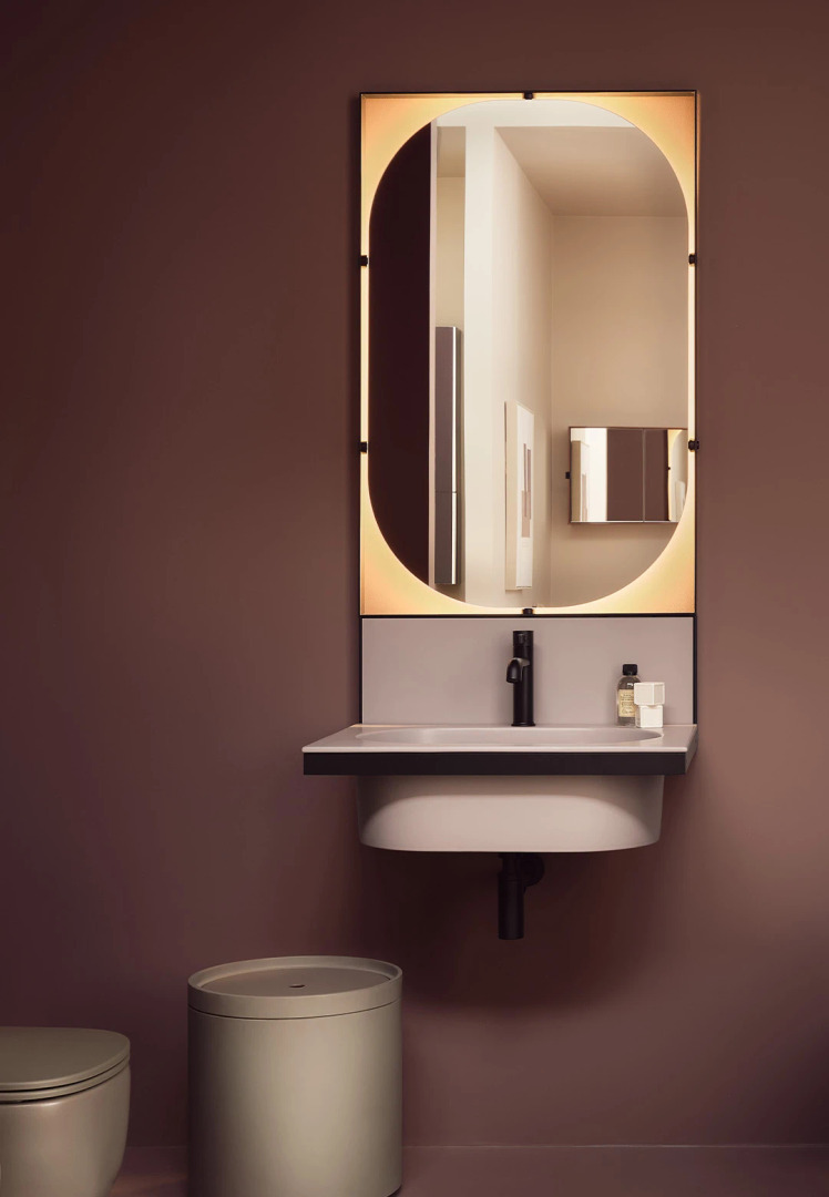 Elle Ovale Ceramica Cielo, view 4
