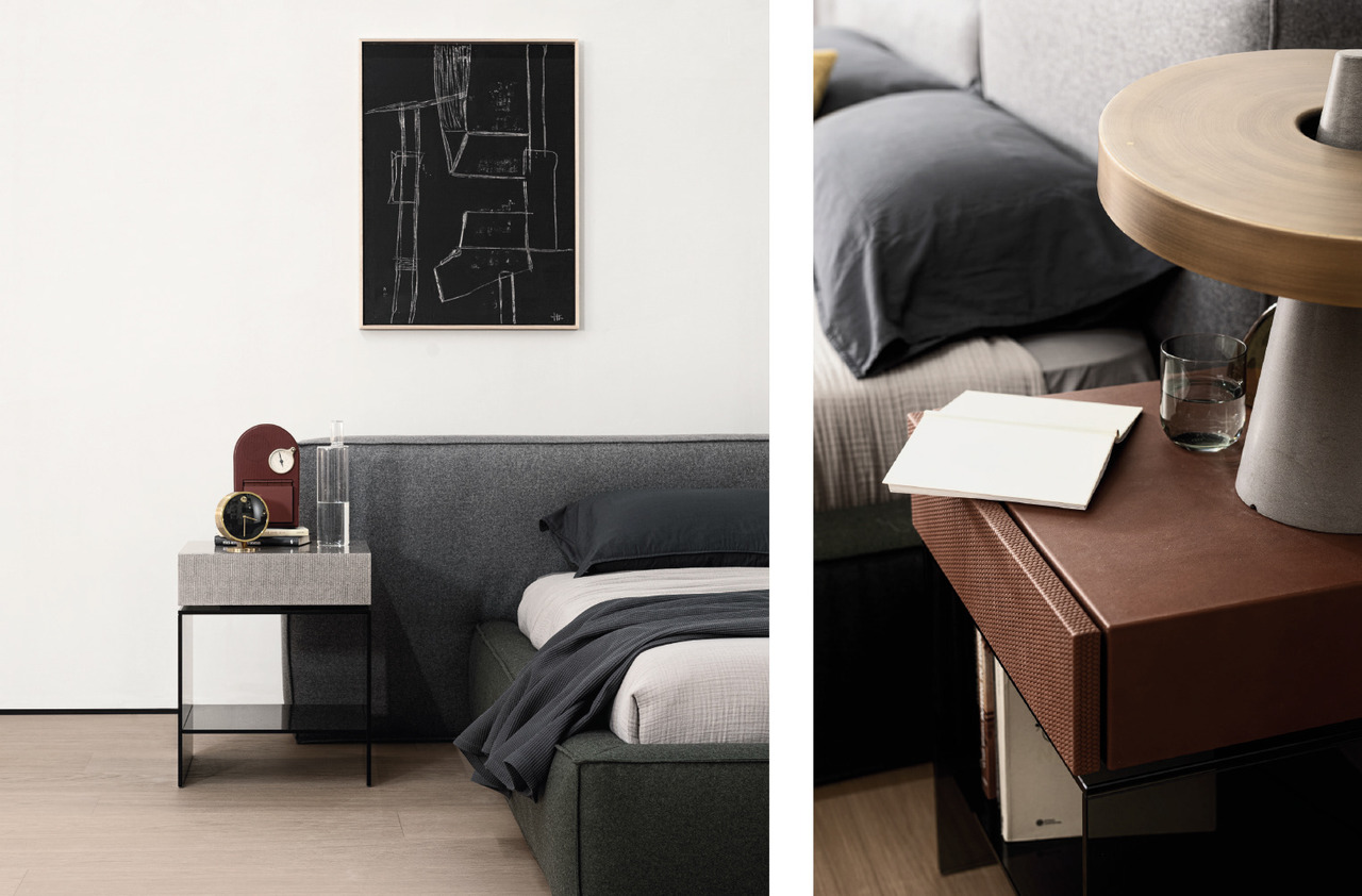 Cierre Light Bedside Table, view 7