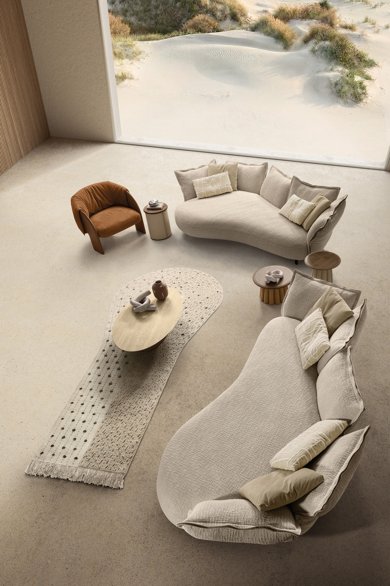 Cierre Nuvola Sofa, view 4