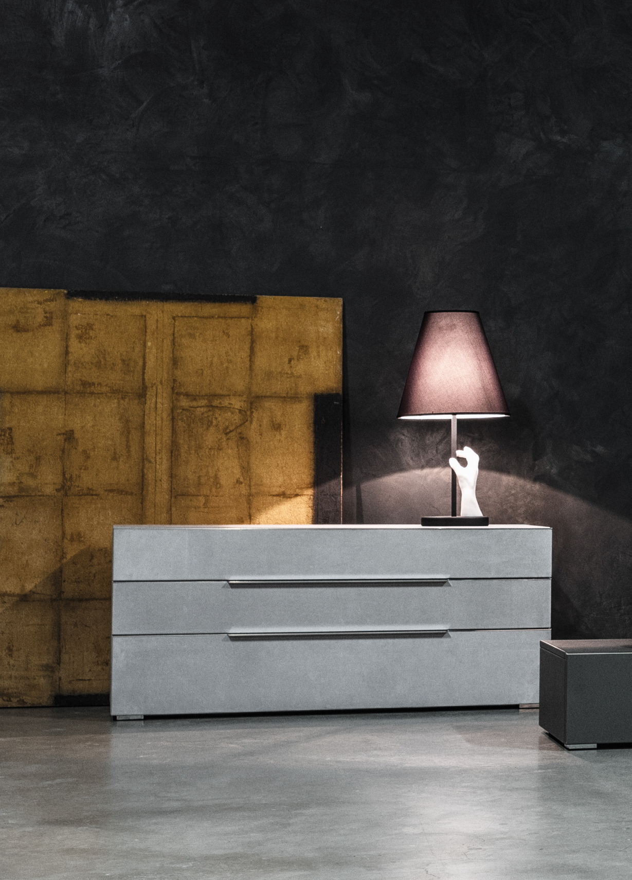 Cierre Square New Bedside Table, view 6