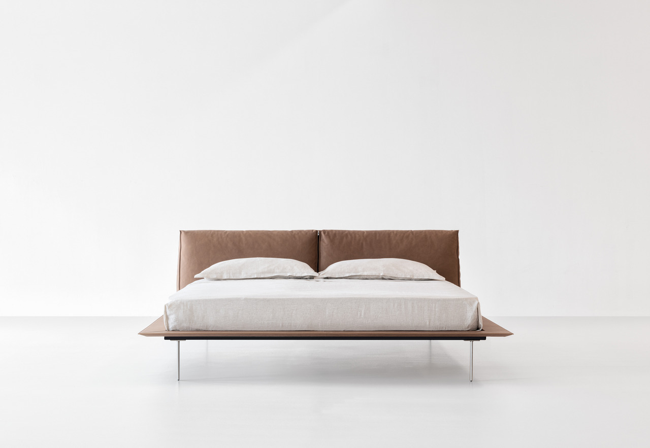 Cierre Vogue cuoio bed, view 3
