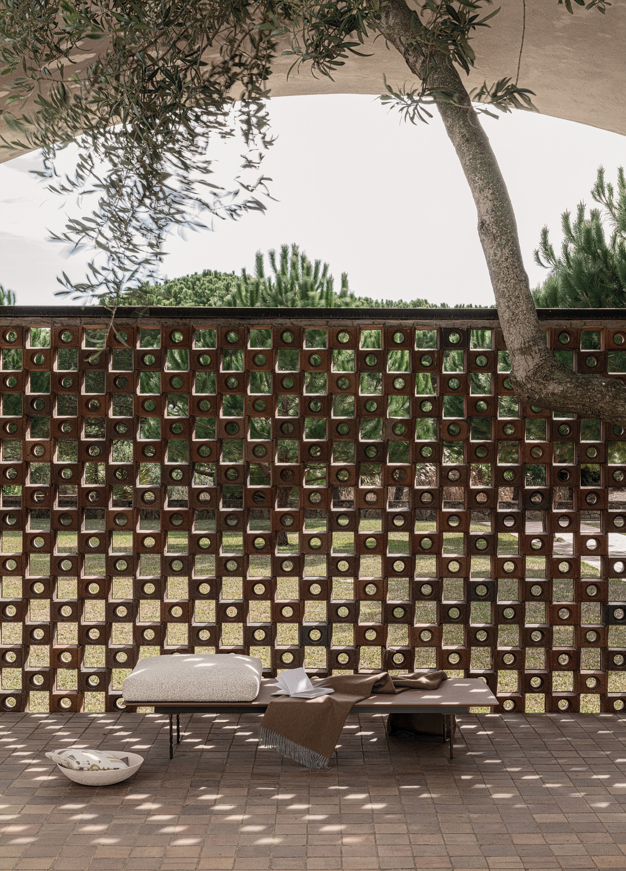 Cierre Vogue Cuoio Bench Accessory
