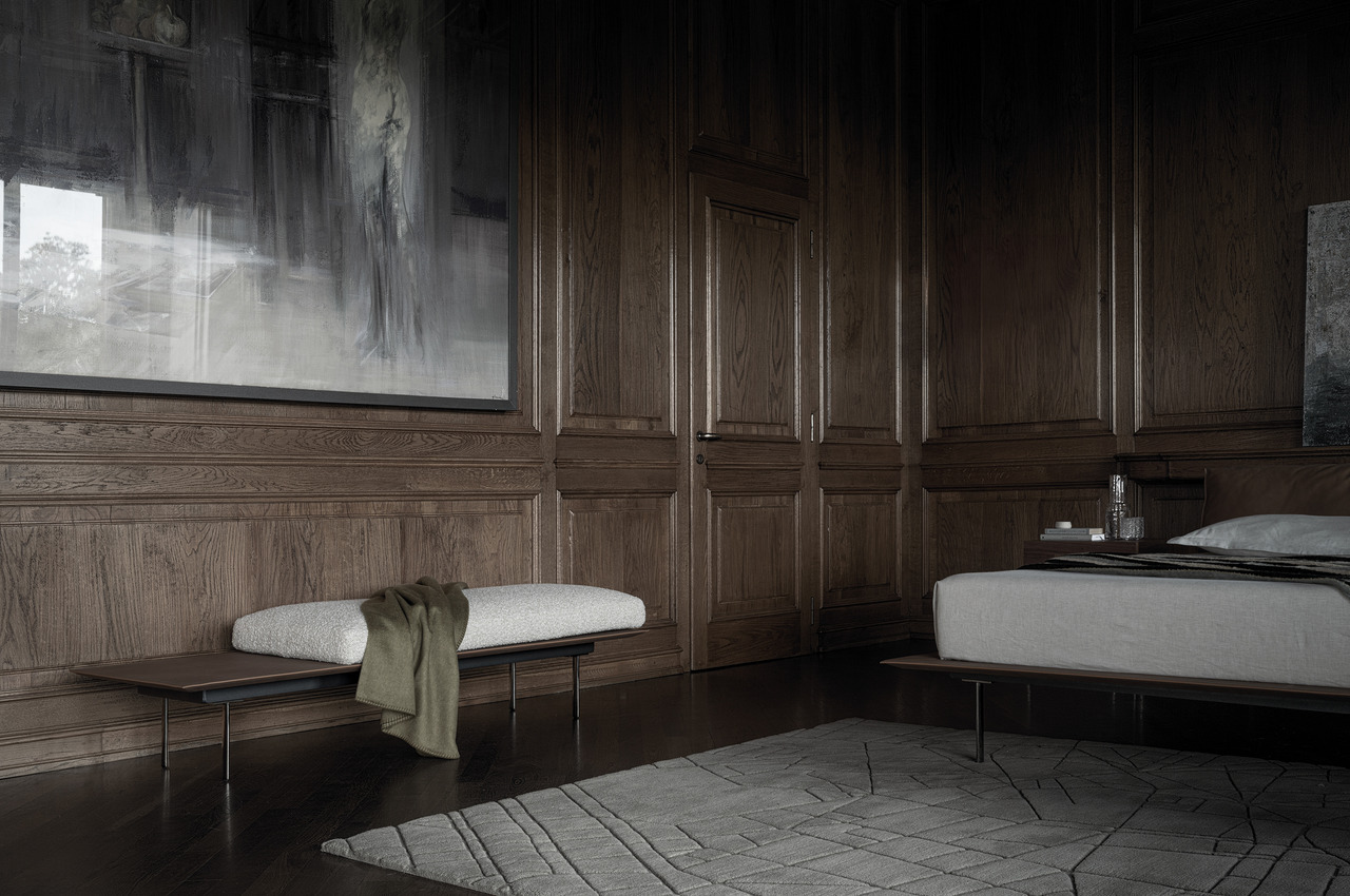 Cierre Vogue Cuoio Bench Accessory, view 3