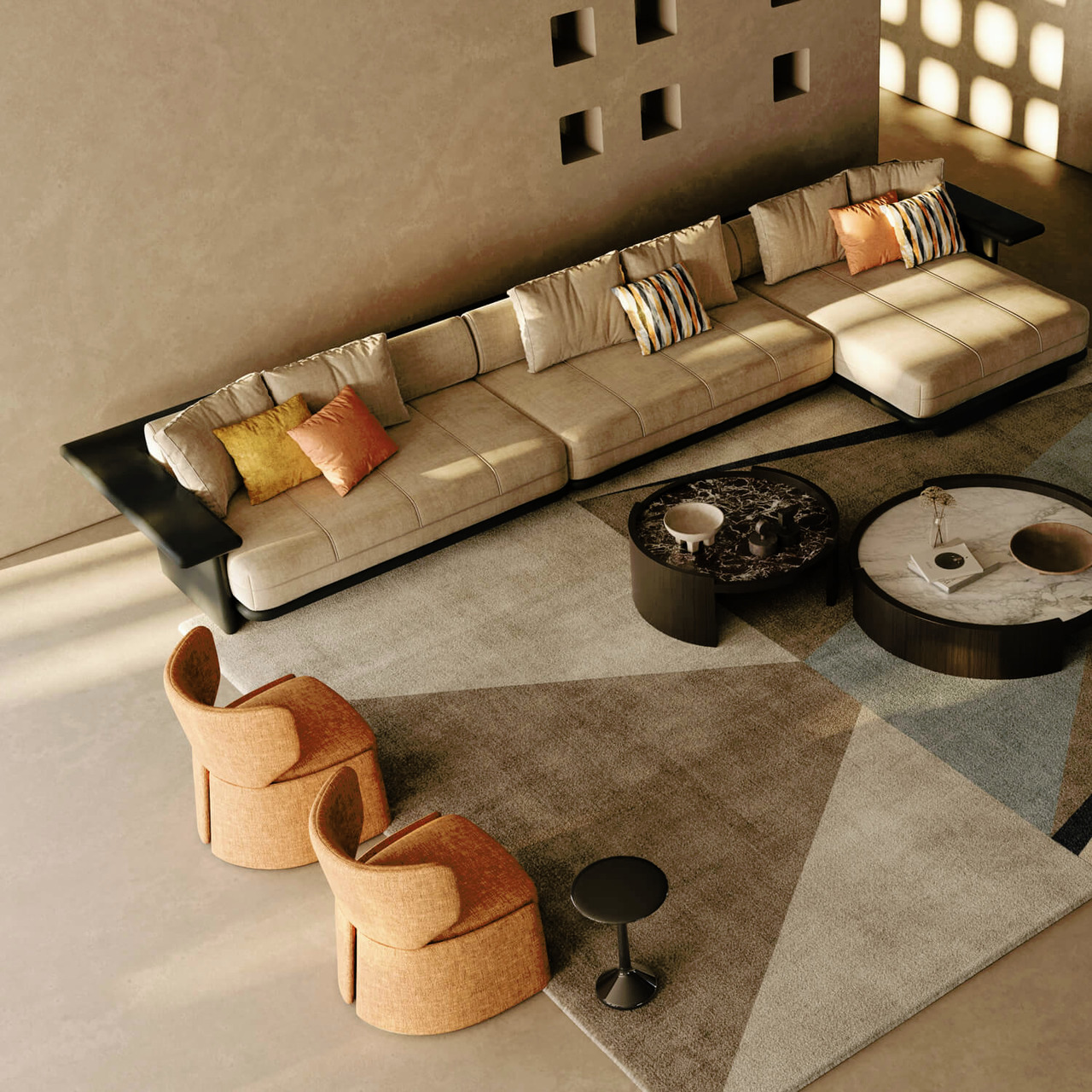 Emilia Armchair, view 3