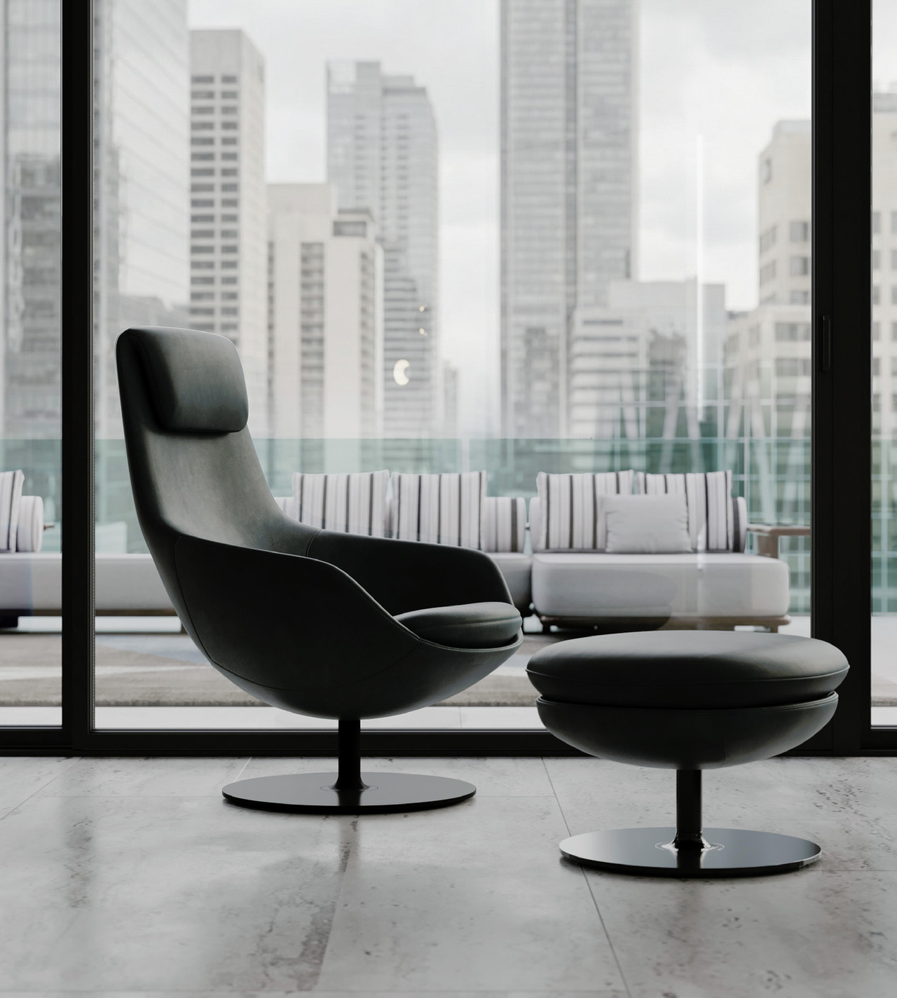 Sam Bergère Chair, view 2