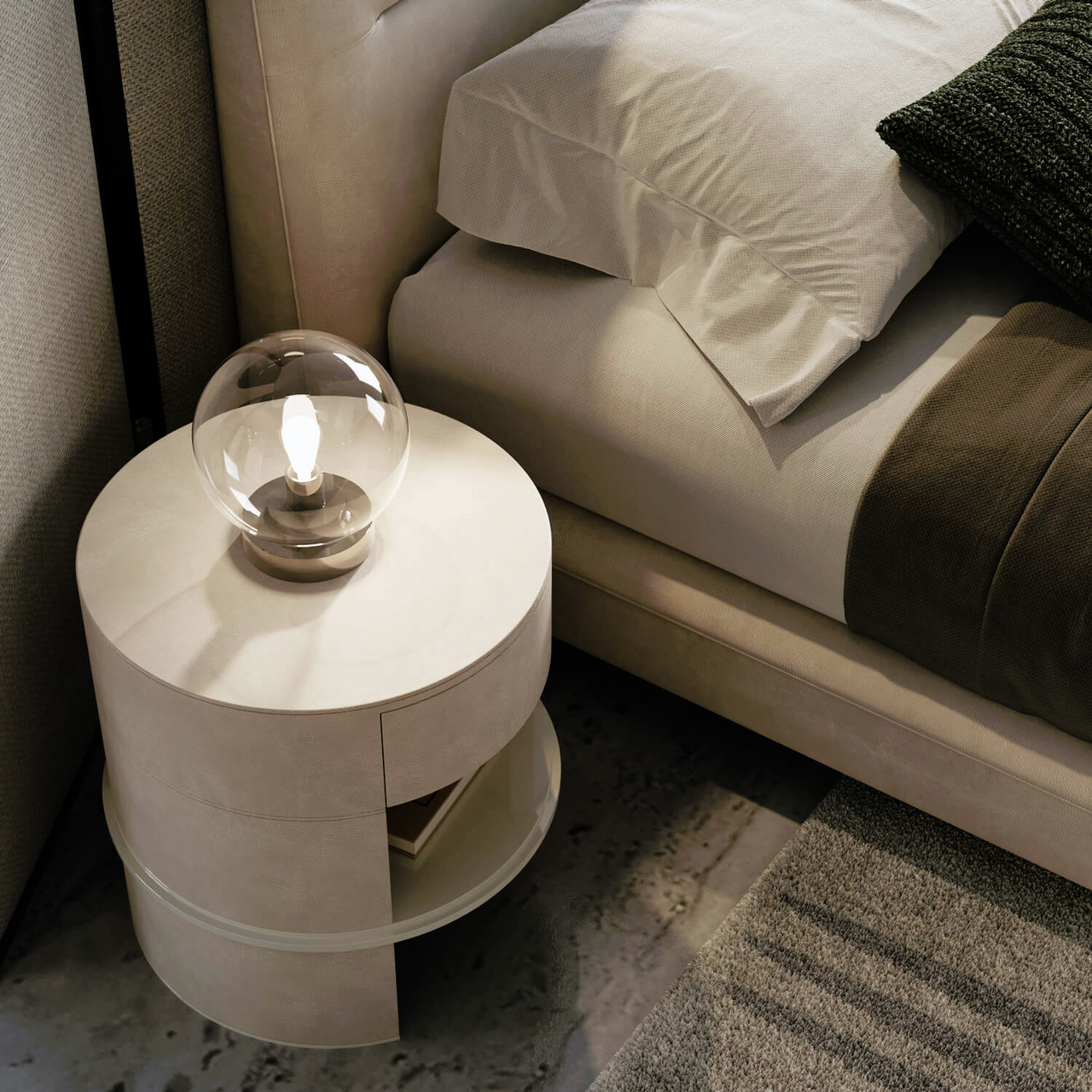 Liam Bedside Table, view 3