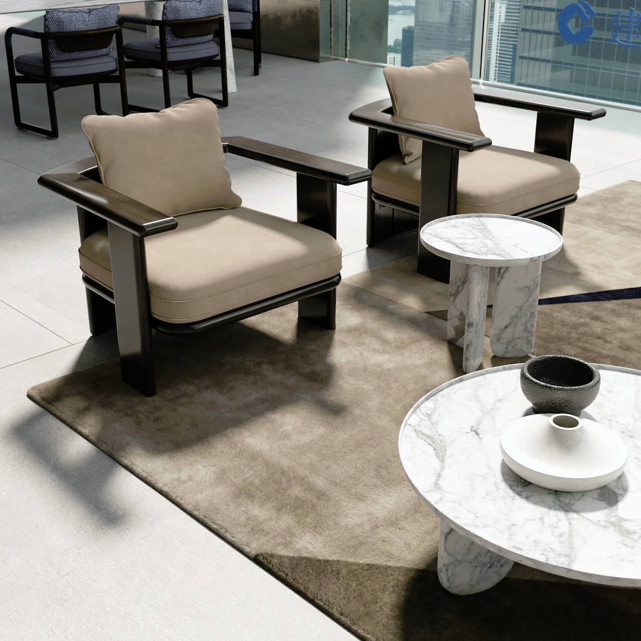Siesta Armchair, view 3