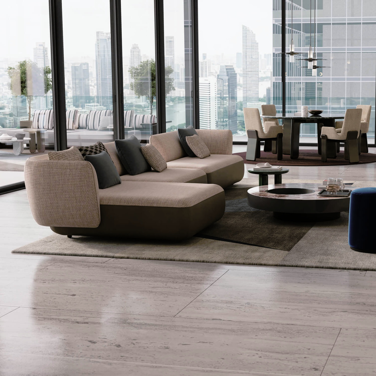Swan Sofa, view 2