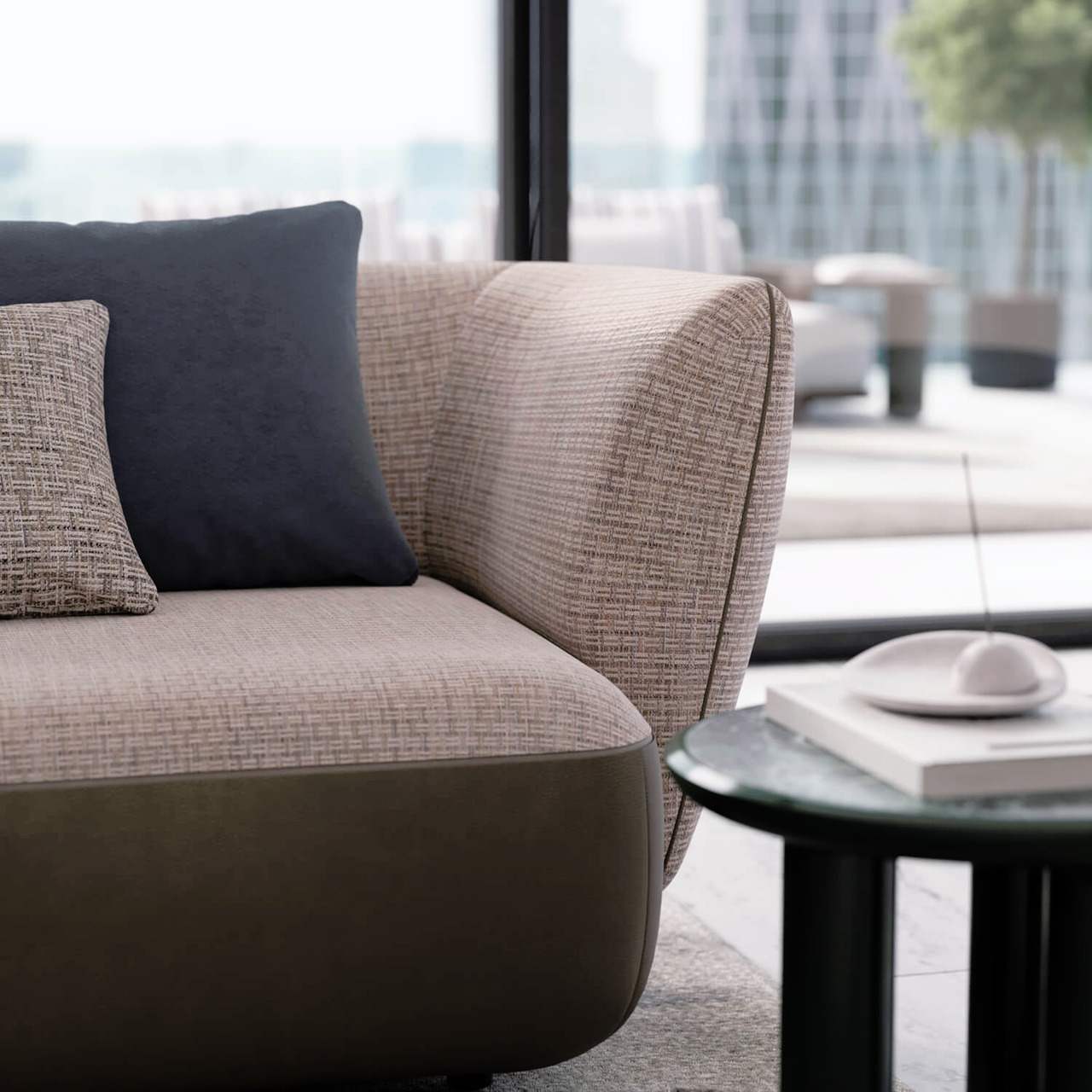 Swan Sofa, view 3