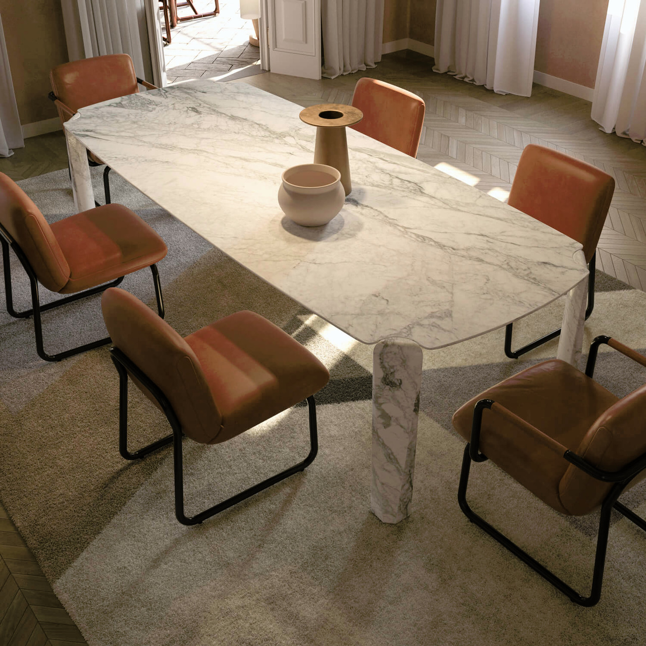 Victor Dining Table, view 3