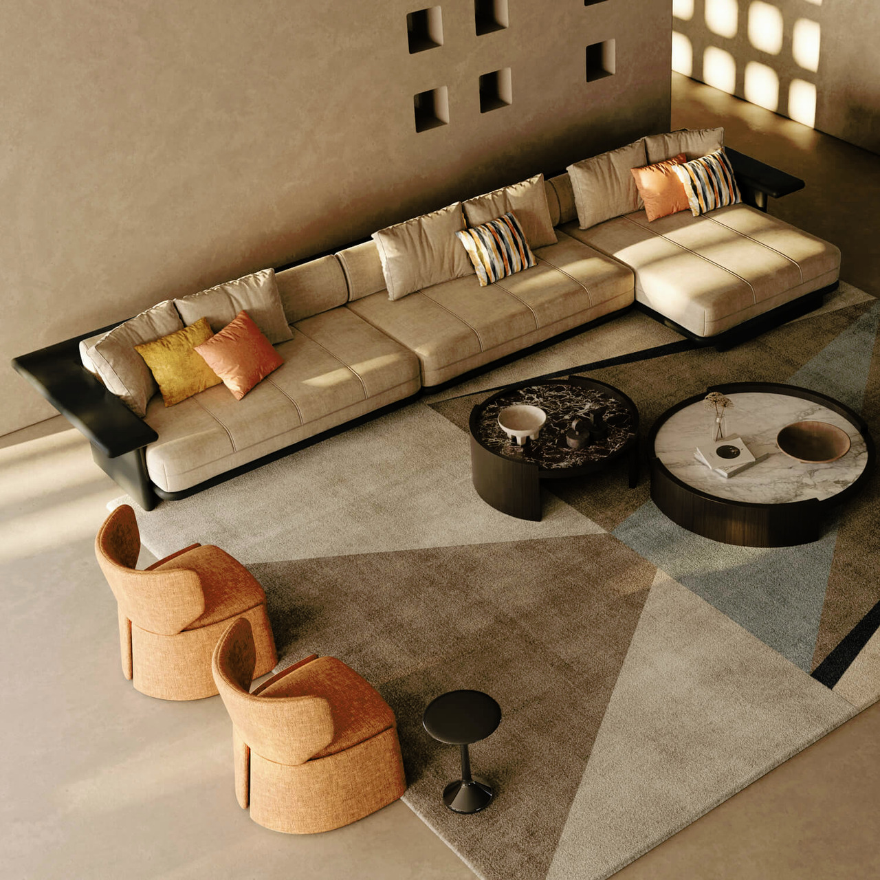 Zeno Modular Sofa, view 3