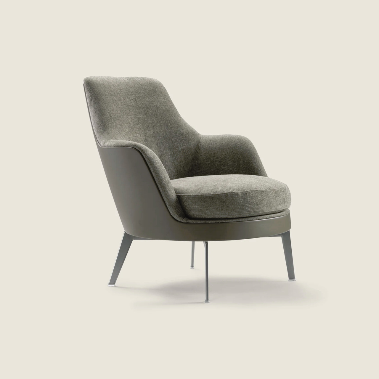 Guscio Armchair by Flexform, view 2