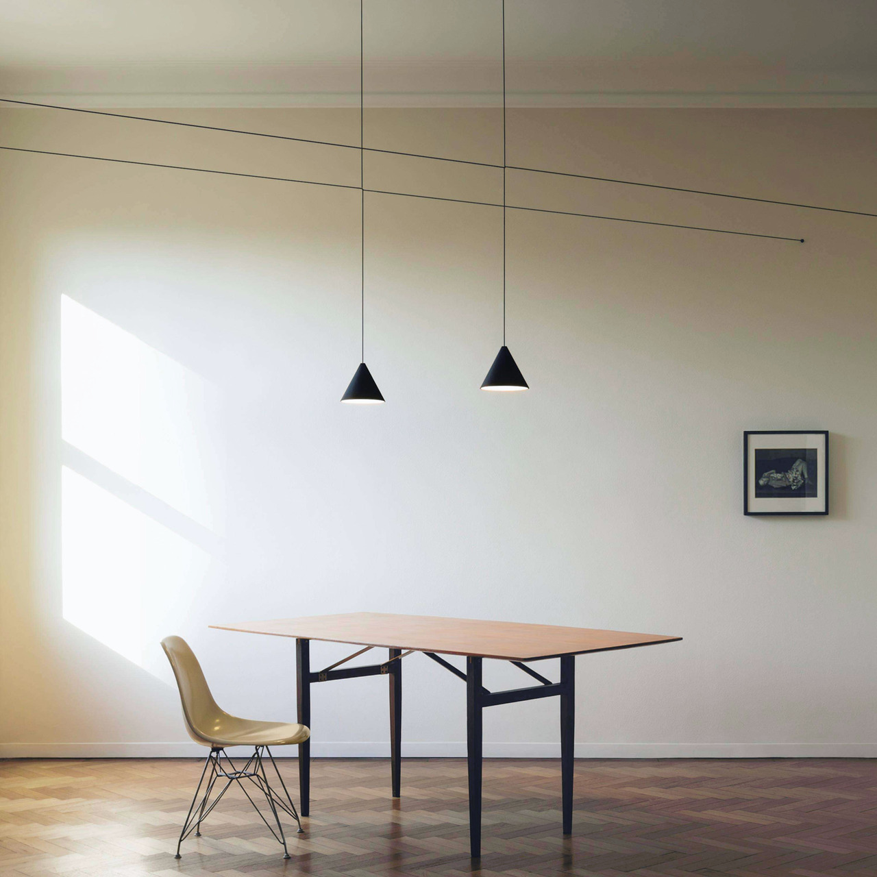 String Light Cone Flos, view 2