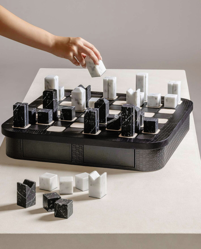 Monogram Chess Set