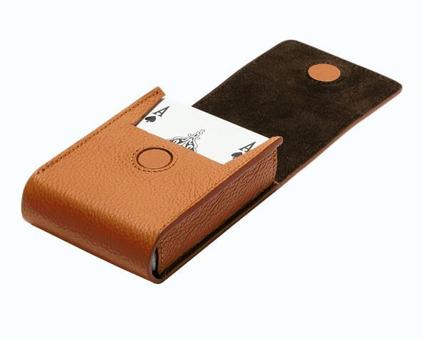 Leather Playing Card Holder