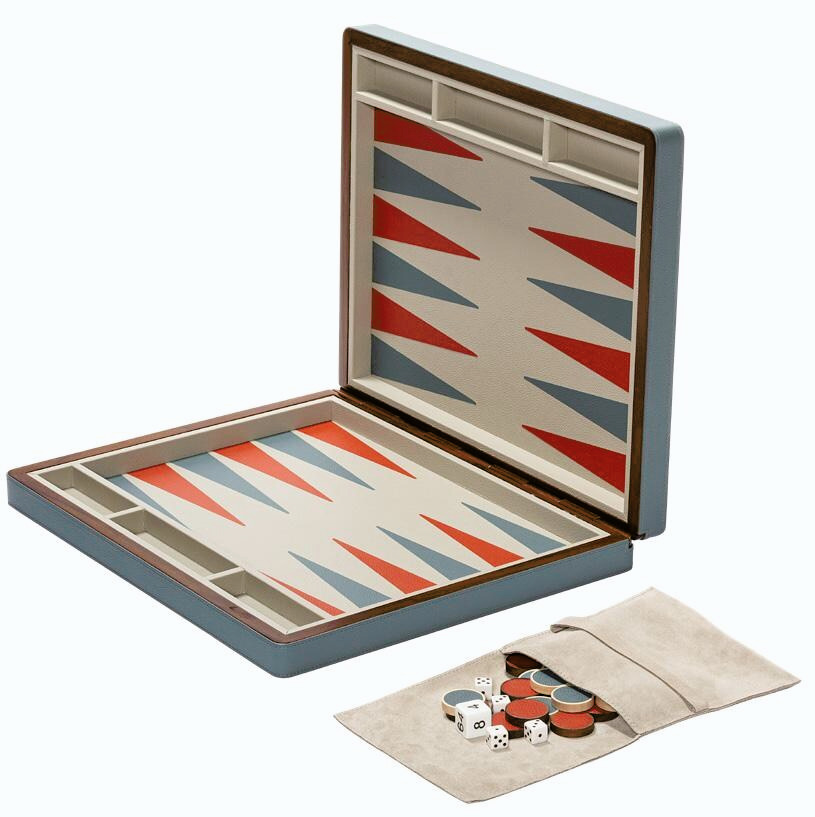Leather Backgammon Set