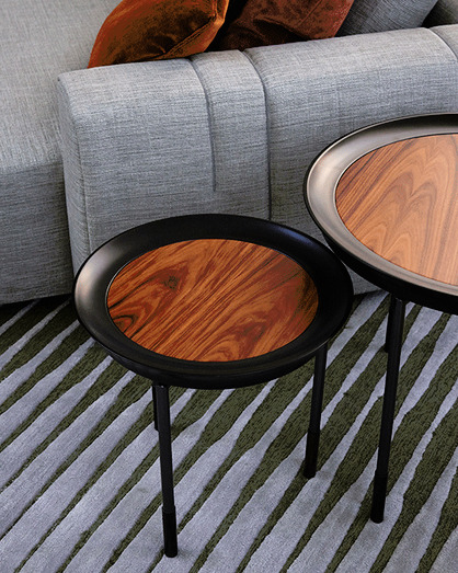 Athene Coffee and Side Table by Giorgetti, view 2