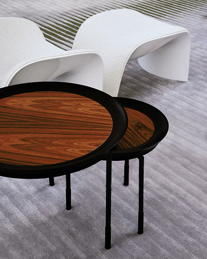 Athene Coffee and Side Table by Giorgetti, view 3