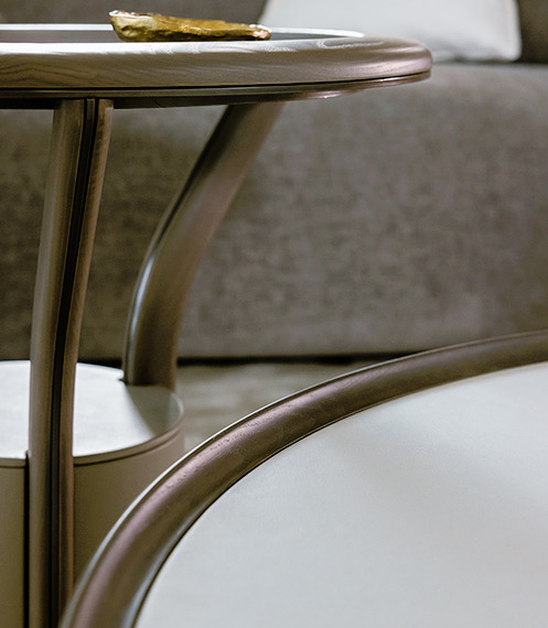 Chanterelle Coffee and Side Table by Giorgetti, view 7
